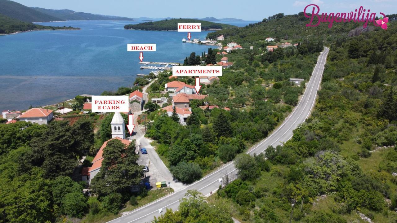 Apartmani Bugenvilija Brbinj Zewnętrze zdjęcie